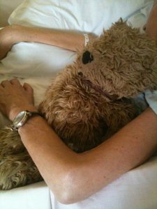 Picture of Donna & Ruggles in hospice