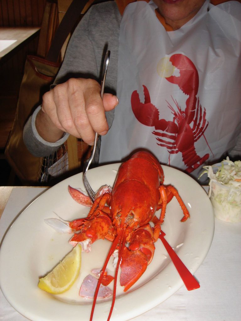 When in Maine Eat Lobsters